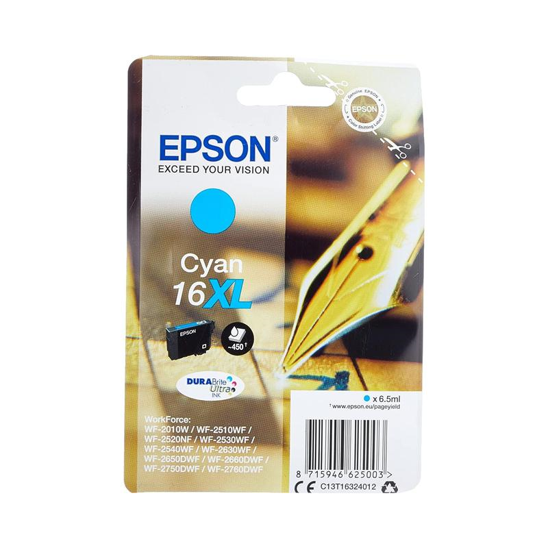 Epson 16XL original Cyan blækpatron bulk