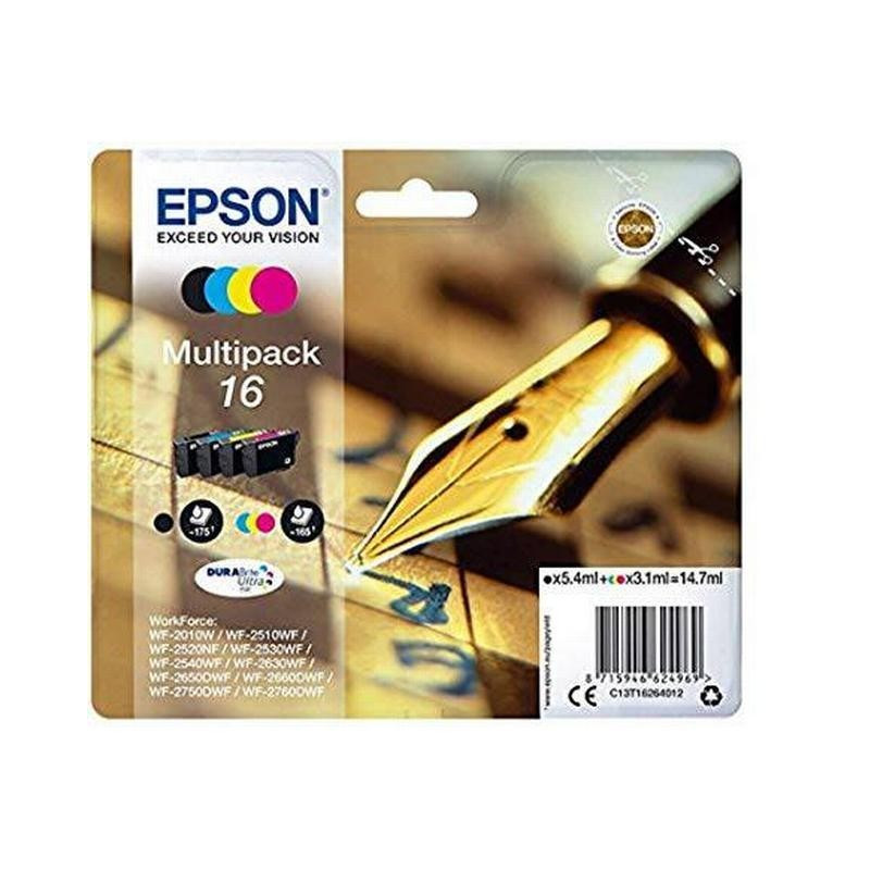 Original Epson 16 Multipack Blækpatroner (C13T16264012)