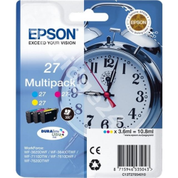 Epson 27 multipack blækpatron CMY (C13T27054012) original