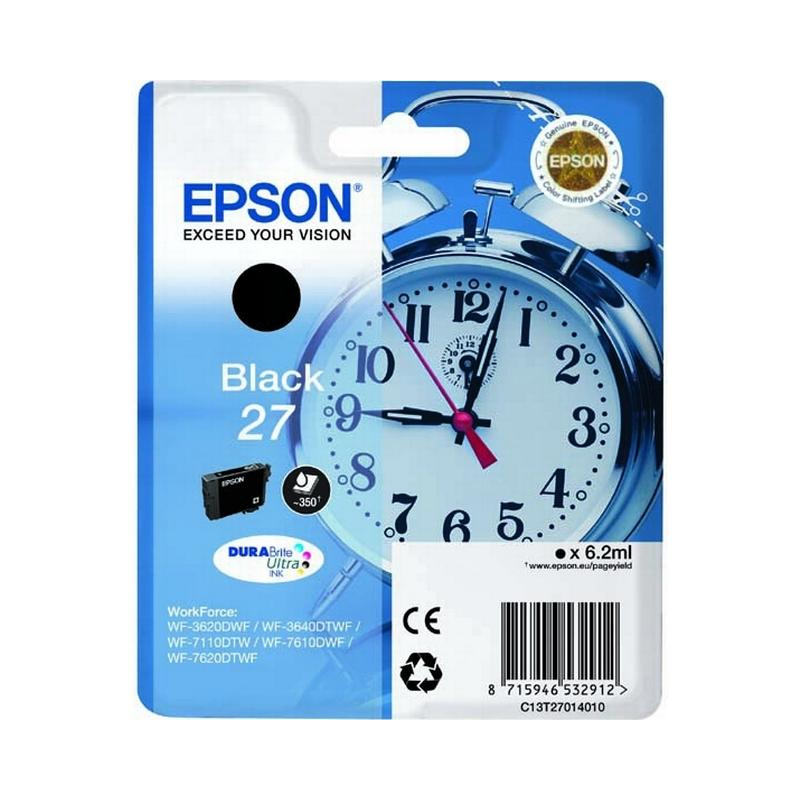 Epson 27 blækpatron sort (T2701) original bulk