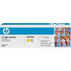 Original HP 304A LaserJet-tonerpatron, gul (CC532A)