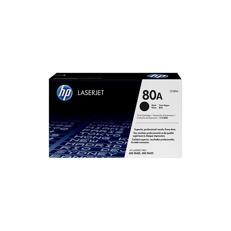 Original HP 80A Laser toner sort (CF280A)