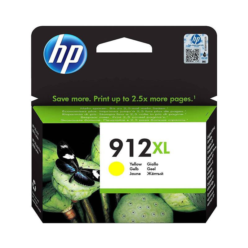 HP 912XL Gul Blækpatron (3YL83AE) original OD