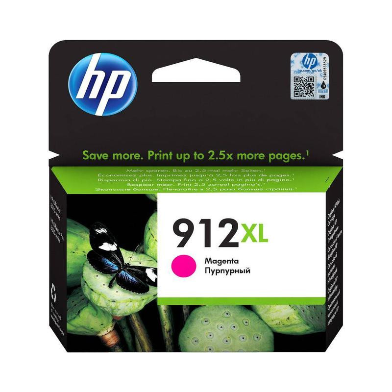 HP 912XL Magenta Blækpatron (3YL85AE) Original OD billig pris | Multitech