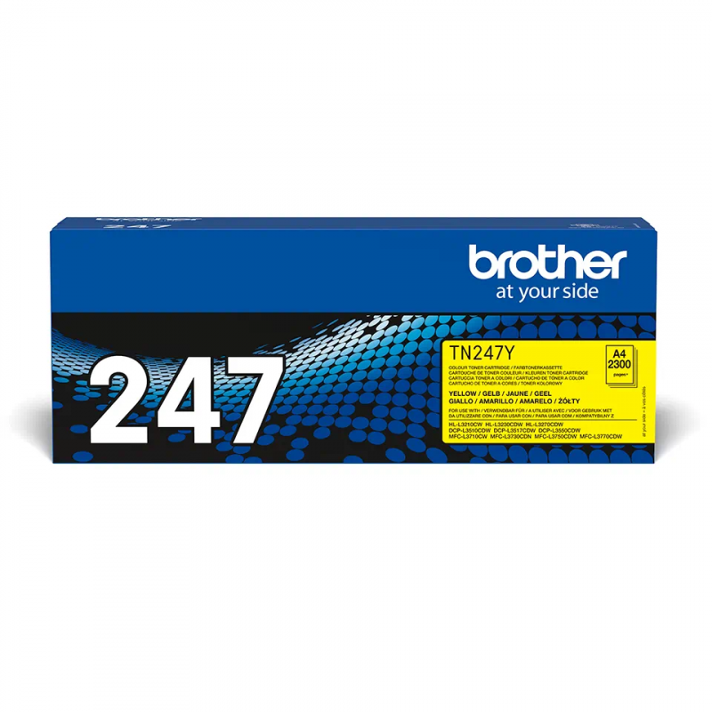 Brother TN 247Y original Gul toner bulk