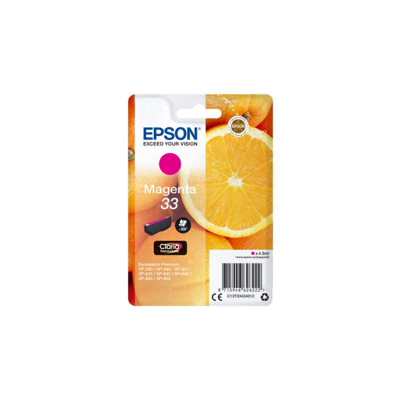 Epson 33 original magenta blækpatron bulk