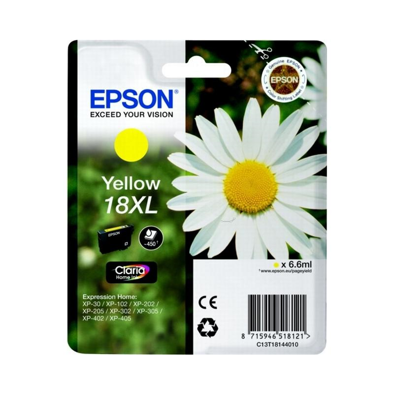 Epson 18XL blækpatron gul (T1814) original bulk