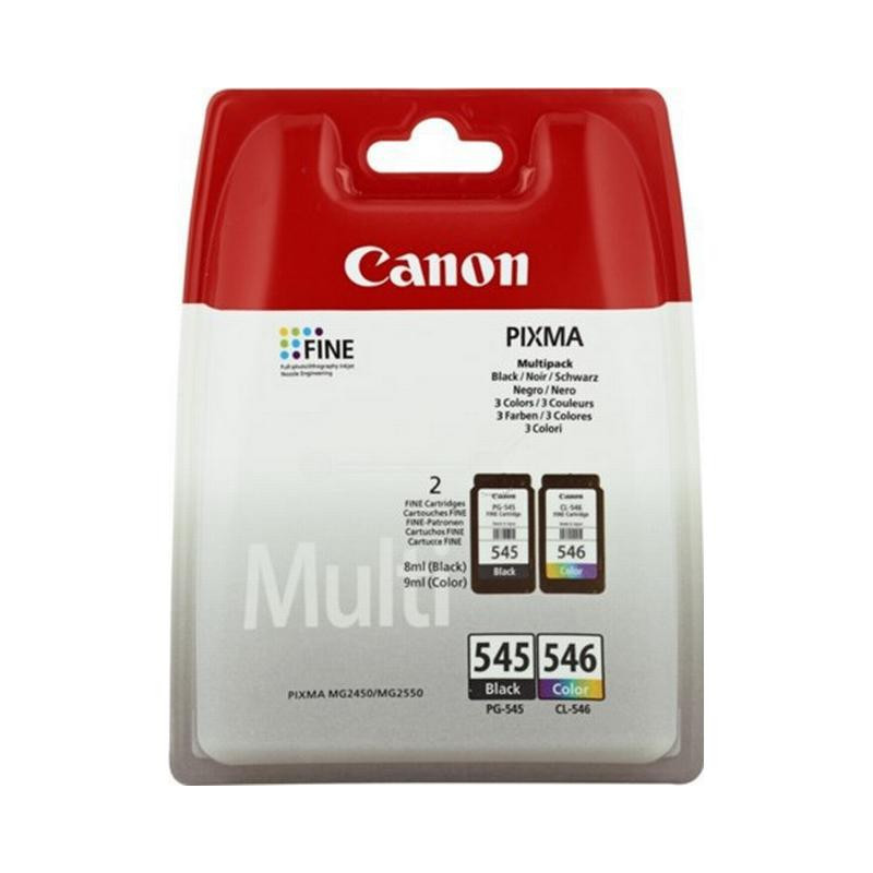 Canon 545/546 multipack blækpatron sort/3-farvet (8287B006) original