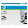 Original HP 55X Laser toner med høj kapacitet, sort (CE255X)