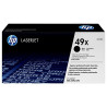 Original HP 49X LaserJet-tonerpatron med høj kapacitet, sort (Q5949X)