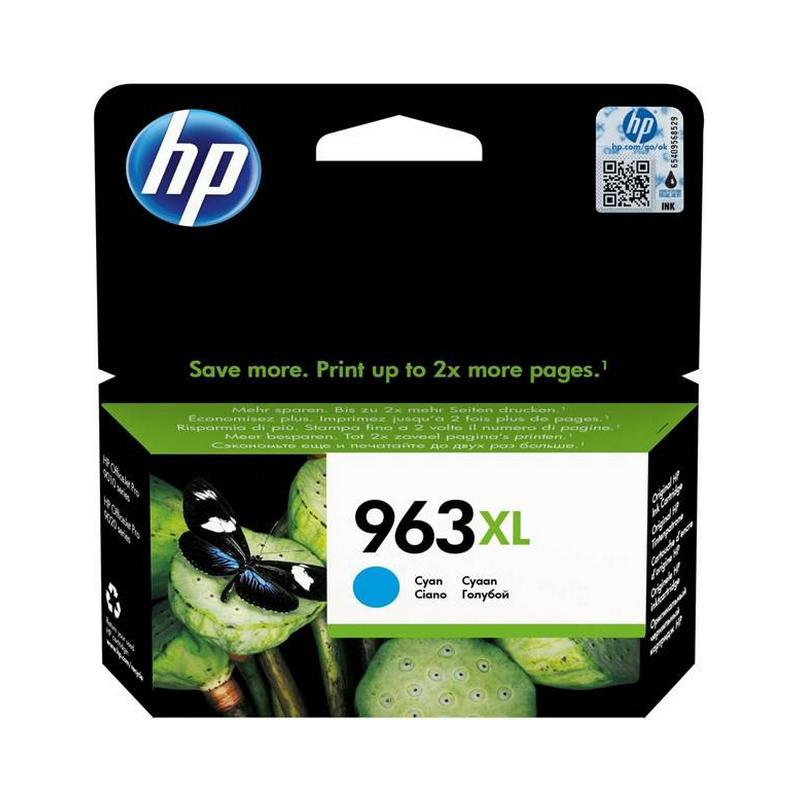 HP 963XL Cyan Blækpatron (3JA27AE) Original OD billig pris | Multitech