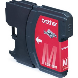 Brother blækpatron lys cyan (LC-1100M) original bulk