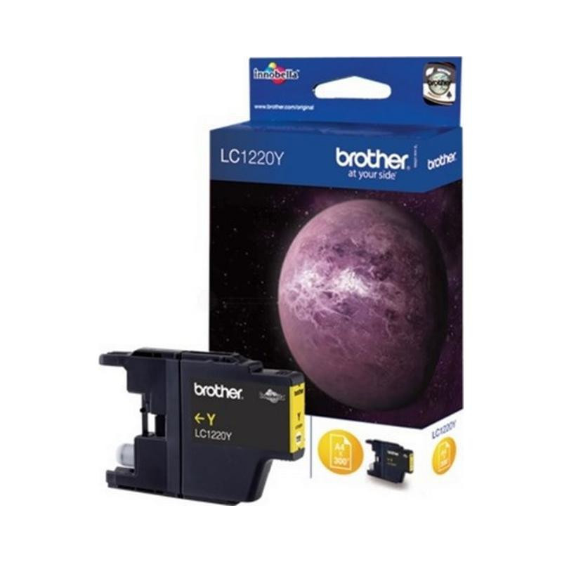 Brother LC-1220Y blækpatron gul (LC1220Y) original bulk billig pris | Multitech