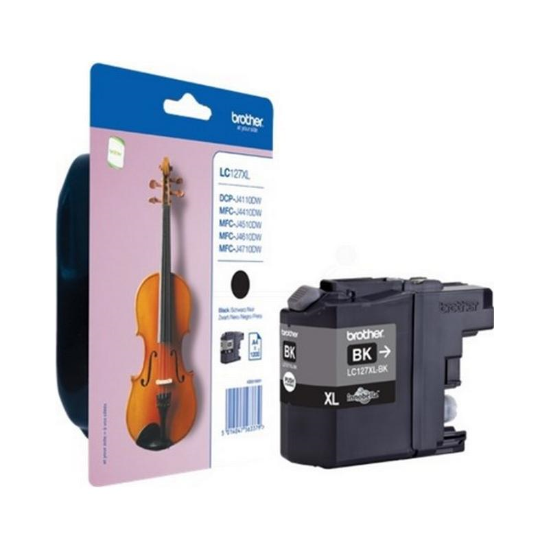 Brother LC-127XLBK blækpatron sort (LC127XLBK) original billig pris | Multitech