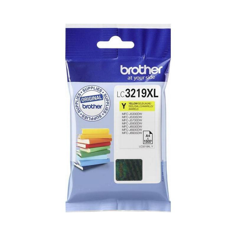 Brother LC-3219XLY blækpatron gul (LC3219XLY) original billig pris | Multitech