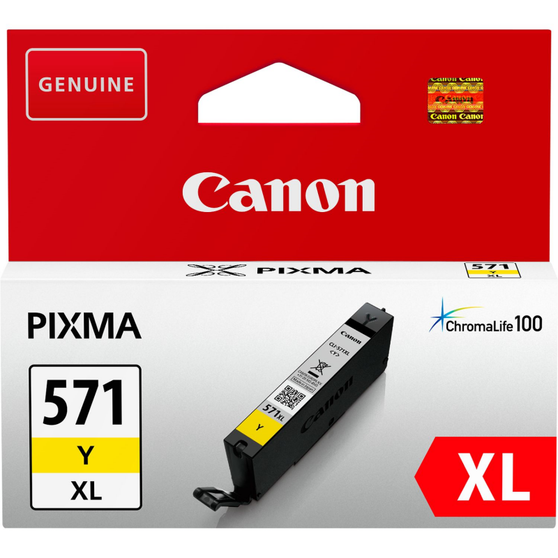 Canon CLI 571Y XL original Gul blækpatron 0334C001 bulk