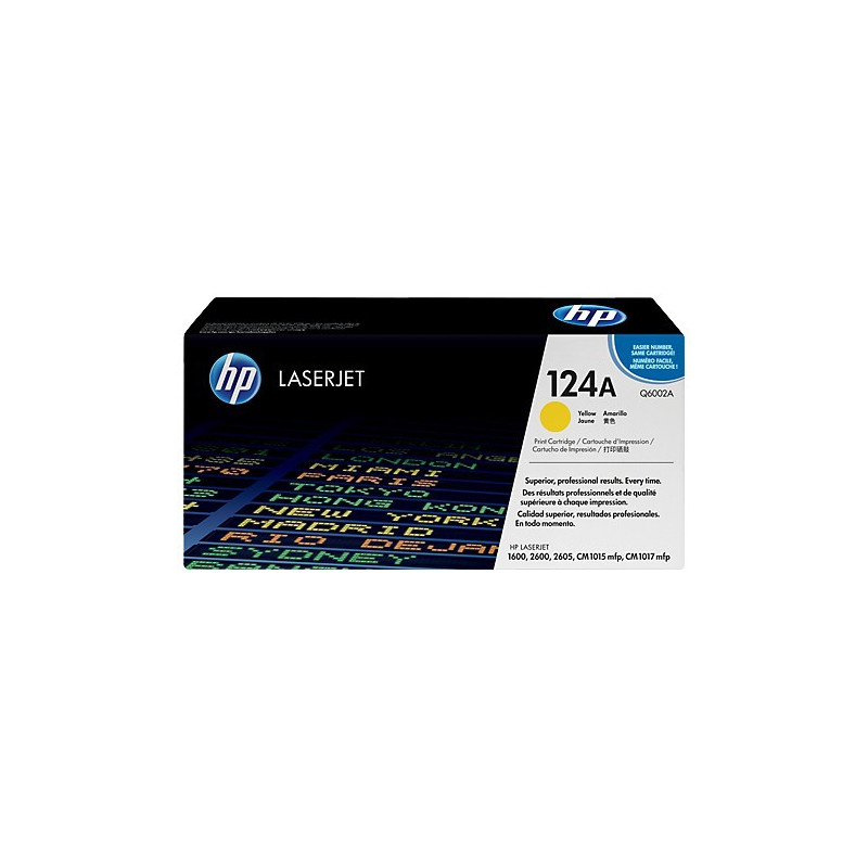 Original HP 124A gul q6002a