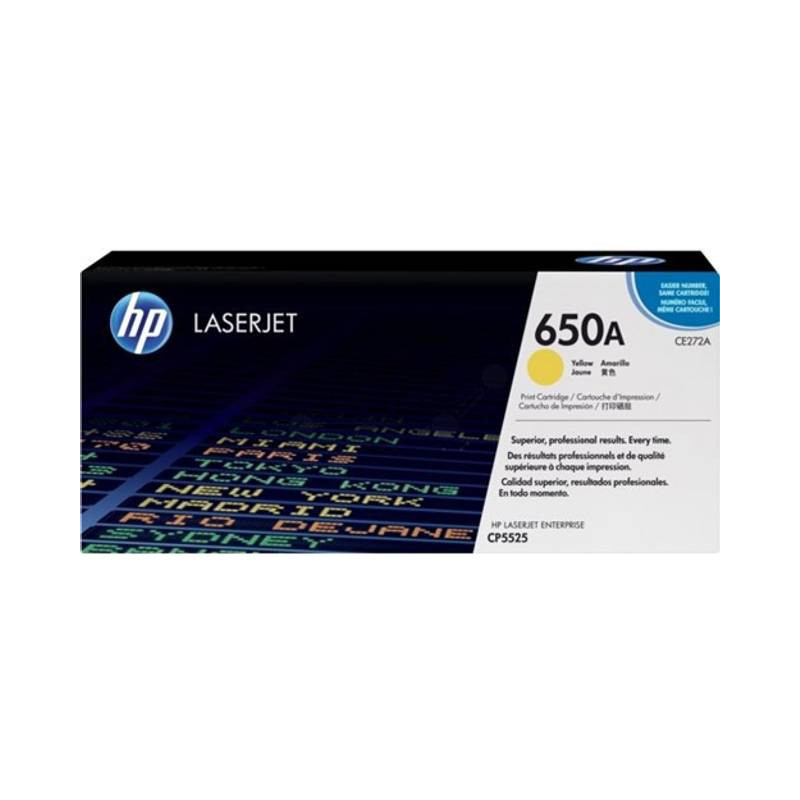HP 650A toner gul (CE272A) original