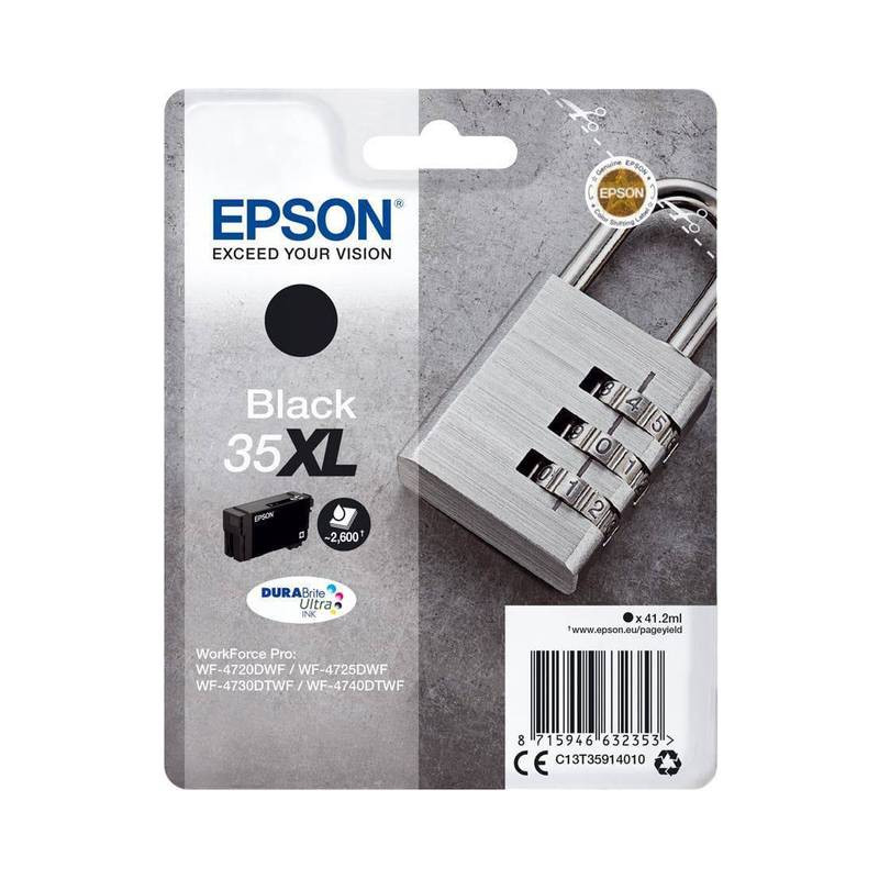 Epson 35XL original Sort blækpatron