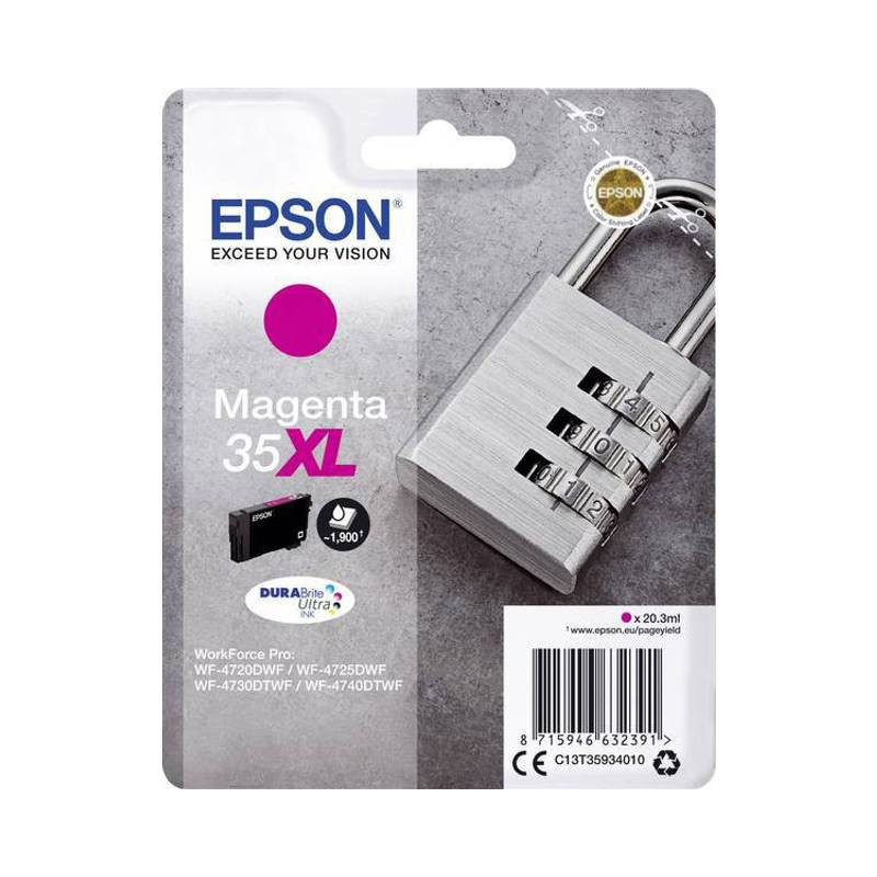 Epson 35XL blækpatron magenta (C13T35934010) original
