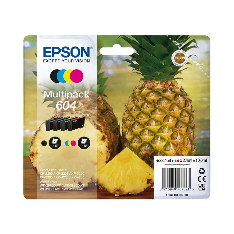 Epson 604 original MultiPack blækpatroner