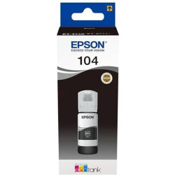 Epson 104 blækpatron sort (C13T00P140) original