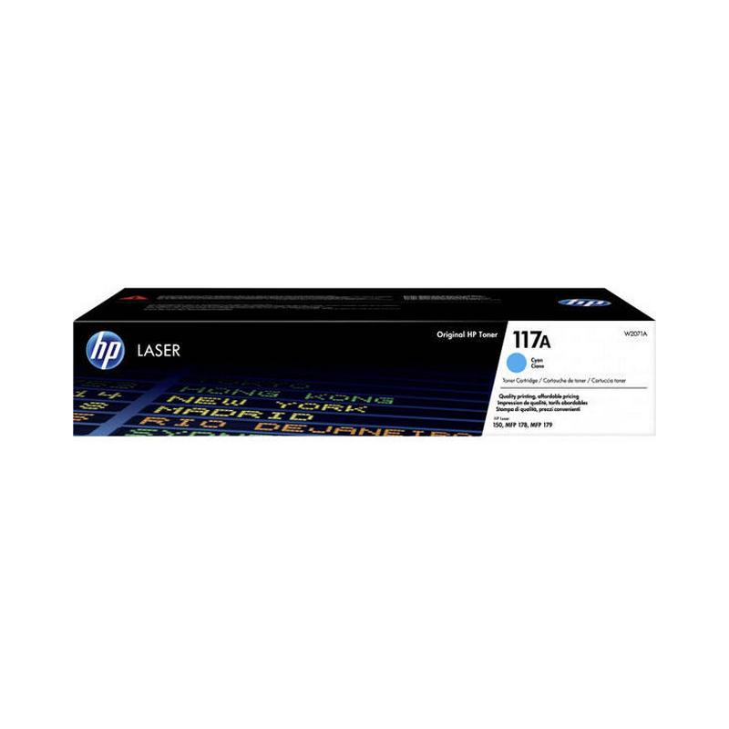 HP 117A original cyan toner W2071A bulk