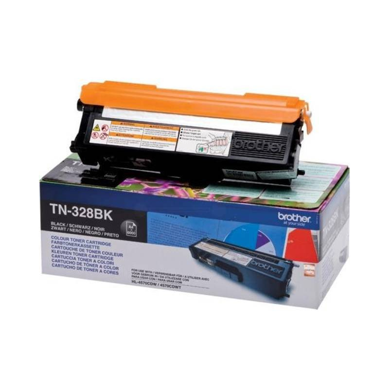 Brother TN-328BK toner sort (TN328BK) original bulk
