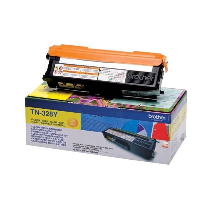 Brother toner gul (TN-328Y) original bulk