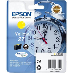 Epson 27 blækpatron gul (T2704) original
