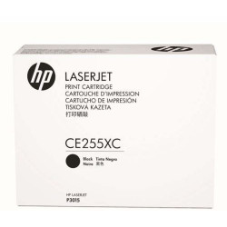 Original HP 55X Laser toner med høj kapacitet, sort (CE255X)