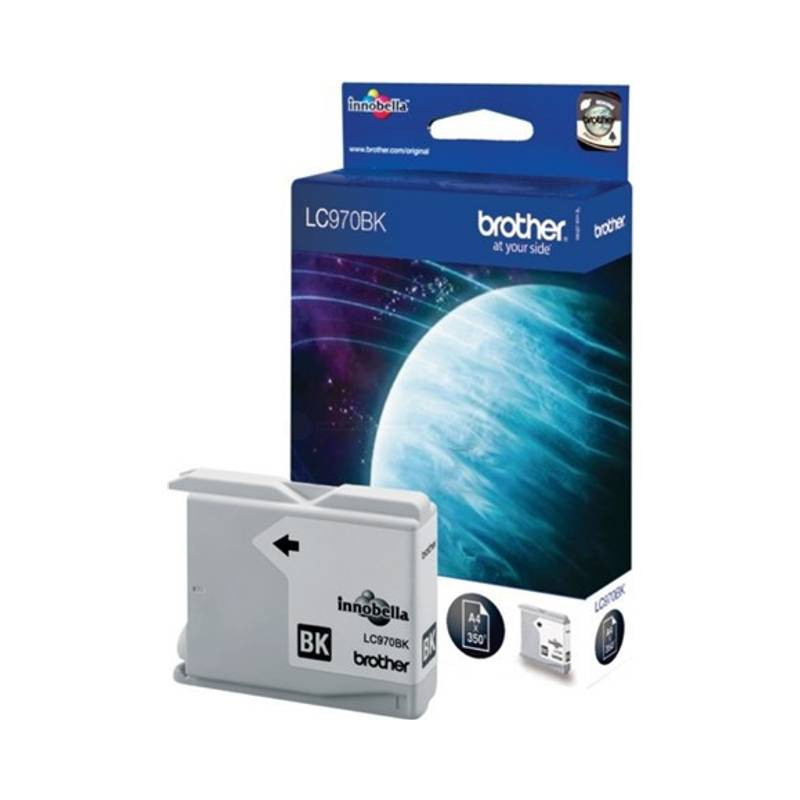 Brother LC-970BK blækpatron sort (LC970BK) original bulk billig pris | Multitech