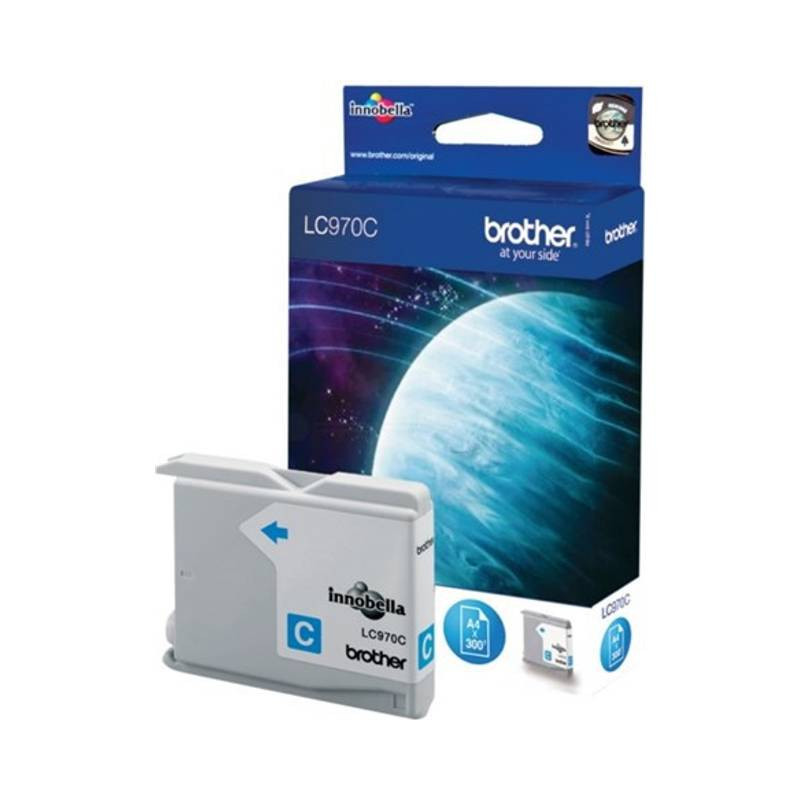 Brother LC-970C blækpatron cyan (LC970C) original bulk billig pris | Multitech