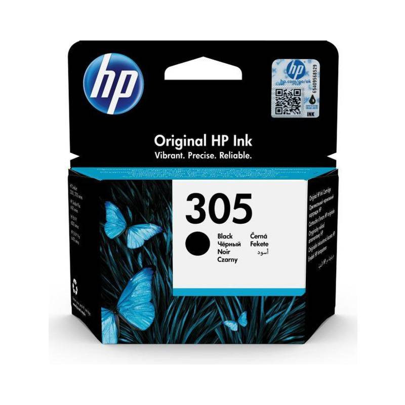 HP 305 blækpatron sort (3YM61AE) original OD