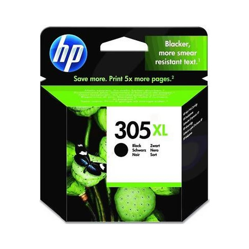 HP 305XL blækpatron sort (3YM62AE) original OD