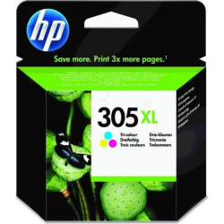 HP 305XL original 3 farvet...
