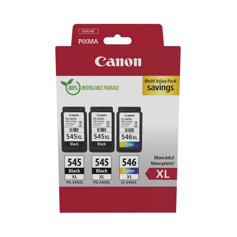 Canon PG-545XL x2 /CL-546XL original MultiPack blækpatroner