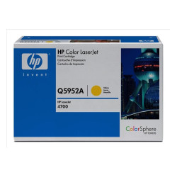 Original HP 643A Laser toner gul (Q5952A)