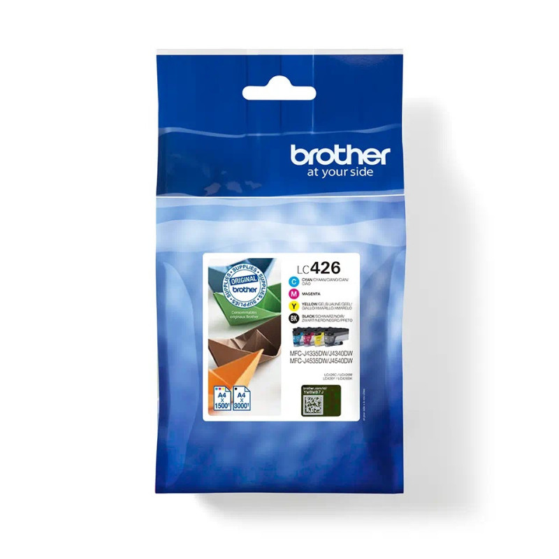 Brother LC 426VAL multipack blækpatron CMYK (LC426VALBP) original