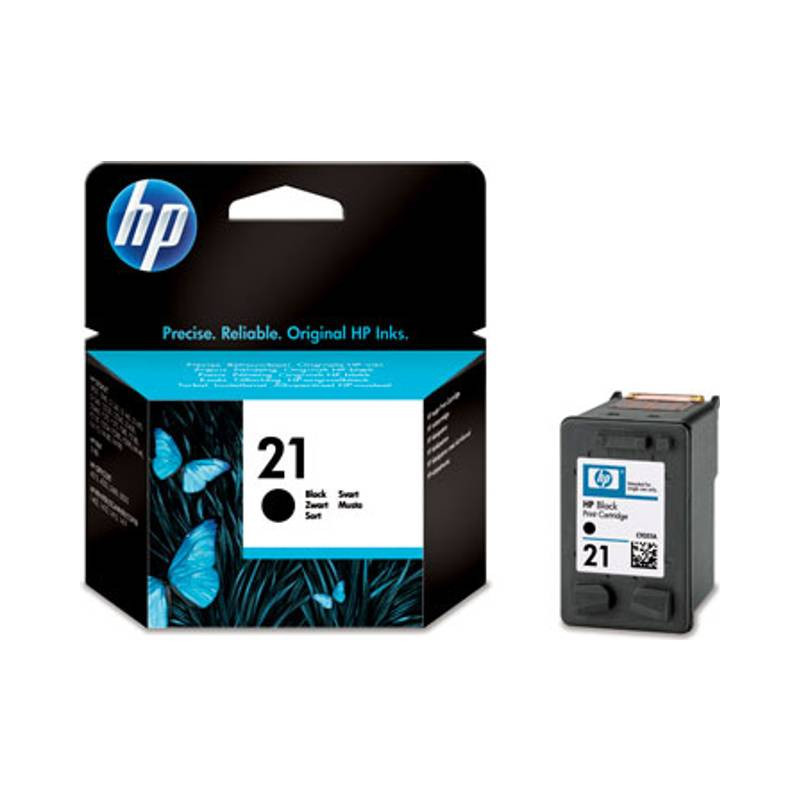 HP 21 blækpatron sort (C9351AE) original OD