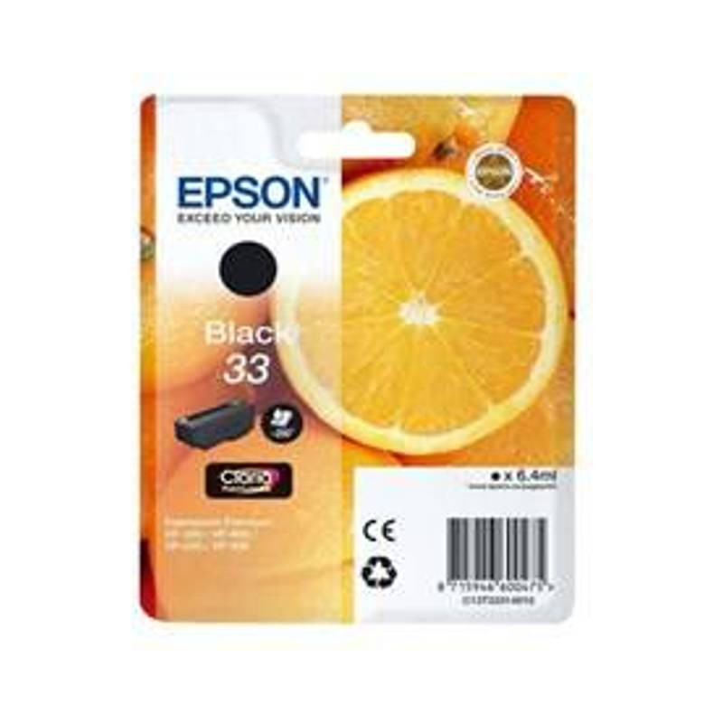 Epson 33 original Sort blækpatron bulk