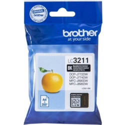 Brother LC-3211BK blækpatron sort (LC3211BK) original billig pris | Multitech