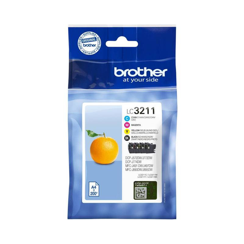 Brother LC3211VALDR originale blækpatroner