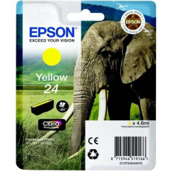 Epson 24 original Gul blækpatron T2424 bulk