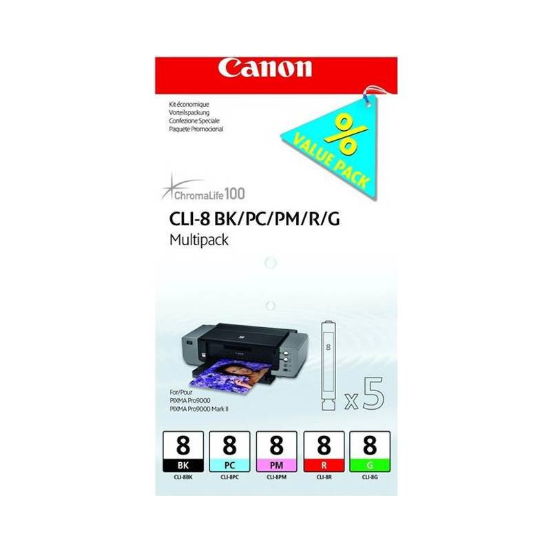 Canon CLI-8 multipack blækpatron cyan + magenta + gul (CLI-8) original