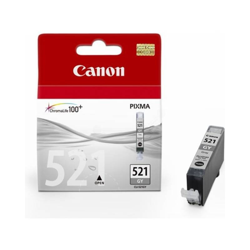 Canon CLI 521GY original Grå blækpatron 2937B001 bulk