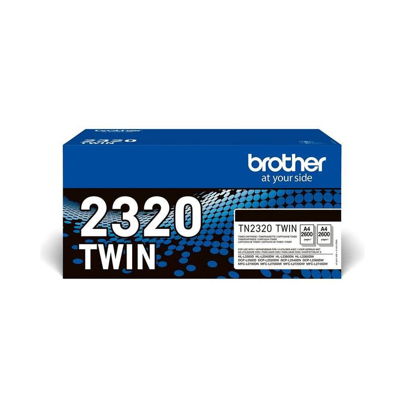 Brother TN 2320 original TwinPack Sort toner