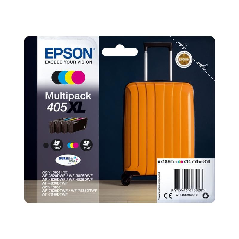 Epson 405XL multipack blækpatron CMYK (C13T05H64010) original bulk