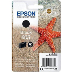Epson 603 blækpatron sort (C13T03U14010) original