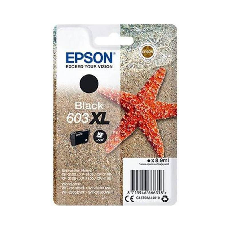 Epson 603XL blækpatron sort (C13T03A14010) original